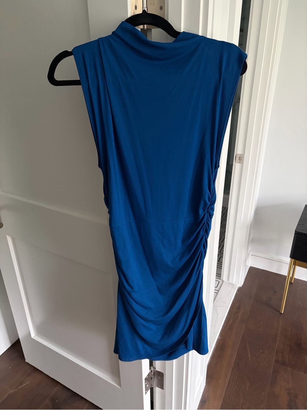Aritzia Wilfred Royal Blue Draped Top